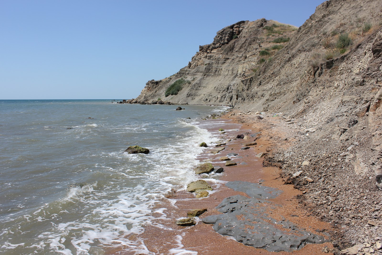 Fotografija Plazh Berezka podprto z obalami