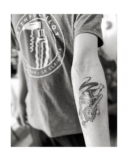Explore husband name tattoo ideas, creative tattoo ideas in Moline, available at ARTIST AIMEE TATTOOS - AF Tattoo Studio