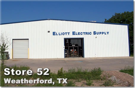 Elliott Electric Supply, 1830 Barnett Dr, Weatherford, TX 76087, USA, 