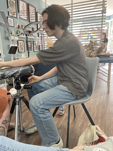 Explore st jude tattoo ideas, creative tattoo ideas in Maumee, available at Amity Ink