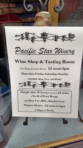 Winery «Pacific Star Winery Tasting Rm», reviews and photos, 401 N Main St, Fort Bragg, CA 95437, USA