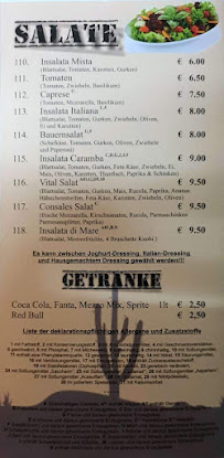 Livraison de pizzas pizzarribba à Limbach - menu / carte