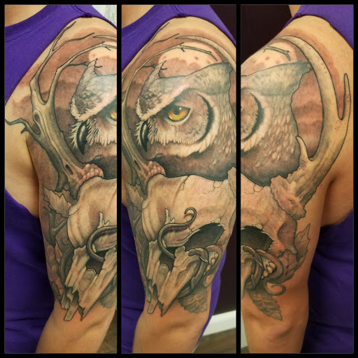 Explore national park tattoo ideas, creative tattoo ideas in Roanoke, available at Imagine Ink Studios
