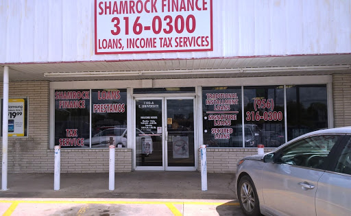 Shamrock Finance, 1103-A E. University, Edinburg, TX 78539, United States, Loan Agency