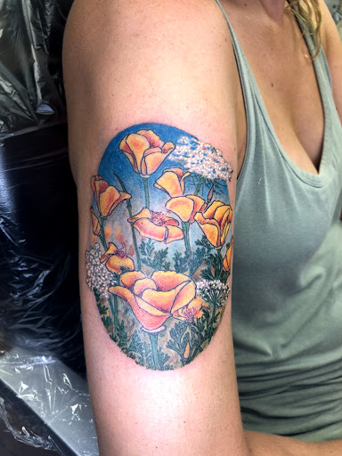 Explore raccoon tattoo ideas, creative tattoo ideas in Ventura, available at White Lotus Body Arts Studio