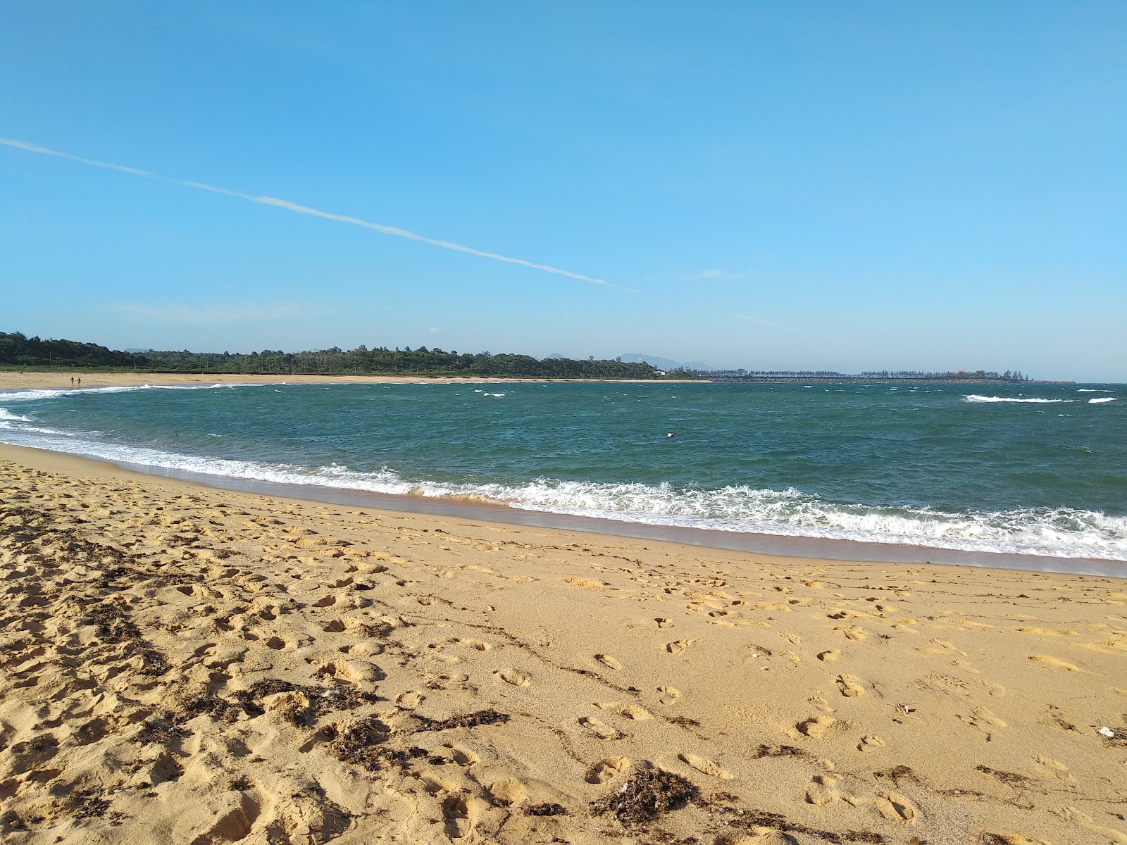 Fotografija Plaža Alem z svetel pesek površino