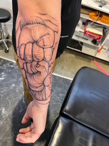 Explore dirty hands clean money tattoo ideas, creative tattoo ideas in Lexington, available at LexInk Tattoo