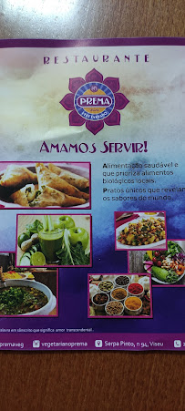 Prema em Viseu menu n° 6