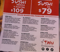 Tabu Sushi Plaza Progreso photo