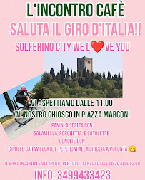 Menu / carte de L'Incontro Cafè à Solferino
