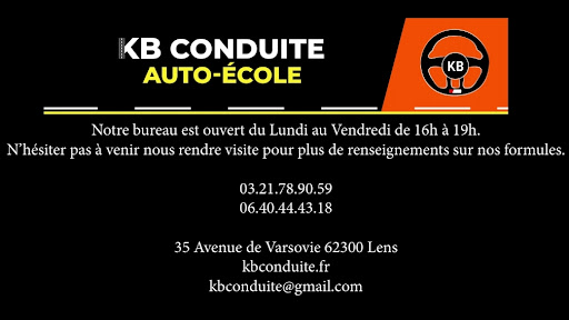 Kb Conduite Auto Moto Ecole à Lens, Pas-de-Calais