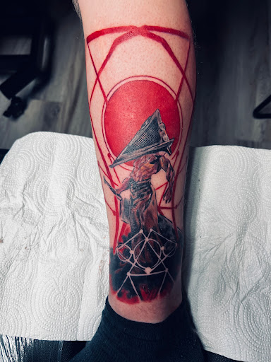 Explore gang tattoo ideas, creative tattoo ideas in Conowingo, available at In Bloom Tattoo