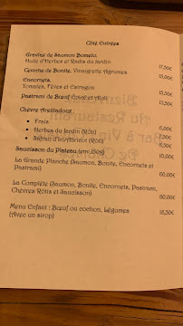 Menu / carte de Le Restaurant Bar à Vin Caviste de Chames à Vallon-Pont-d'Arc