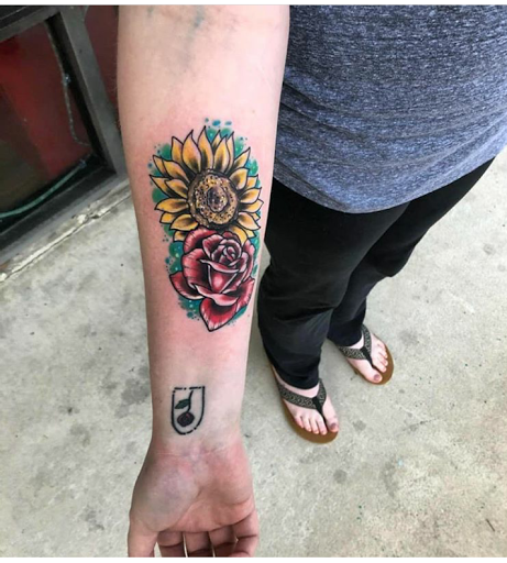 Explore dog love tattoo ideas, creative tattoo ideas in Atlantic Beach, available at The Ink Chamber Tattoo Parlor