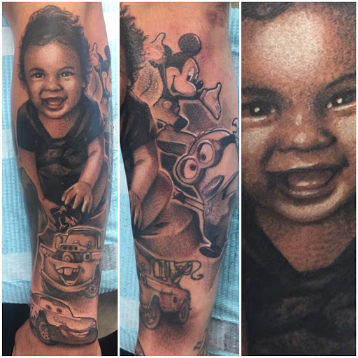 Explore sibling tattoo ideas for 5, creative tattoo ideas in Trenton, available at Kiss of Ink Tattoo