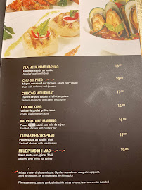 Suan Thaï à Paris menu