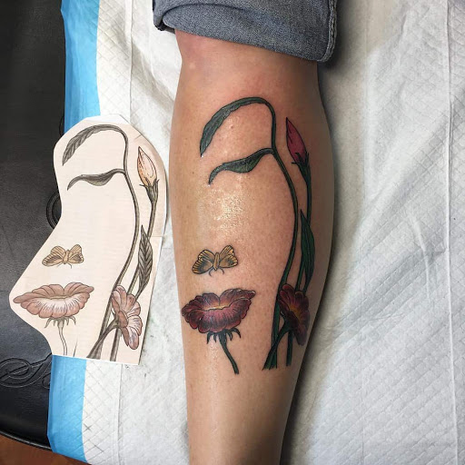 Explore full leg sleeve tattoo ideas, creative tattoo ideas in New York, available at Studio 28 Tattoos, Body Piercing, and Fine Jewelry