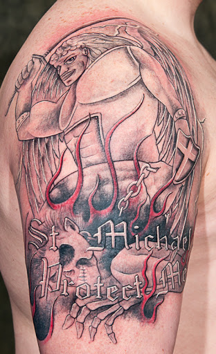 Explore haunted house tattoo ideas, creative tattoo ideas in Reno, available at Stingray Tattoo supplies