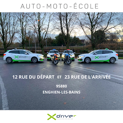 Auto Moto École Xdrive Arrivée Enghien-les-Bains à Enghien-les-Bains