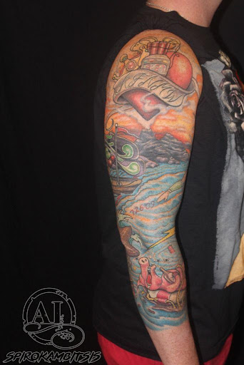 Explore tattoo placement ideas arm female, creative tattoo ideas in Katy, available at Artistic Impressions Tattoo Studio