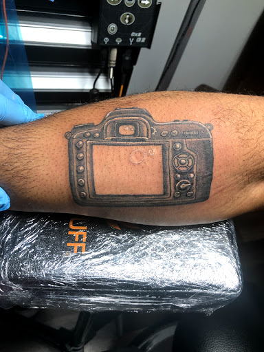 Explore hindu tattoo ideas, creative tattoo ideas in Towson, available at Rose & Dagger Art Studio