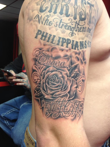 Explore matching tattoo ideas for husband and wife, creative tattoo ideas in Ottawa, available at Dreams & Themes Tattoo Studio