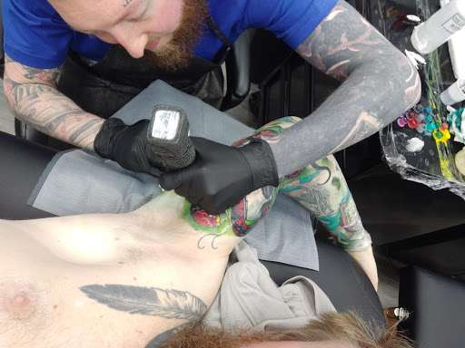 Explore military tattoo ideas, creative tattoo ideas in Denver, available at Ikonik Ink Tattoo