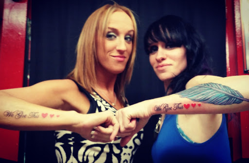 Explore eternal love tattoo ideas, creative tattoo ideas in Buffalo, available at Wishful Inking Tattoos & Piercings