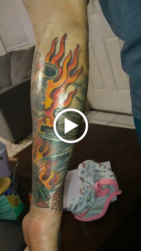 Explore feminine cross tattoo ideas, creative tattoo ideas in Clearwater, available at Moniques Body Art