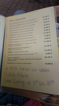 Stadtcafè à Helmbrechts menu