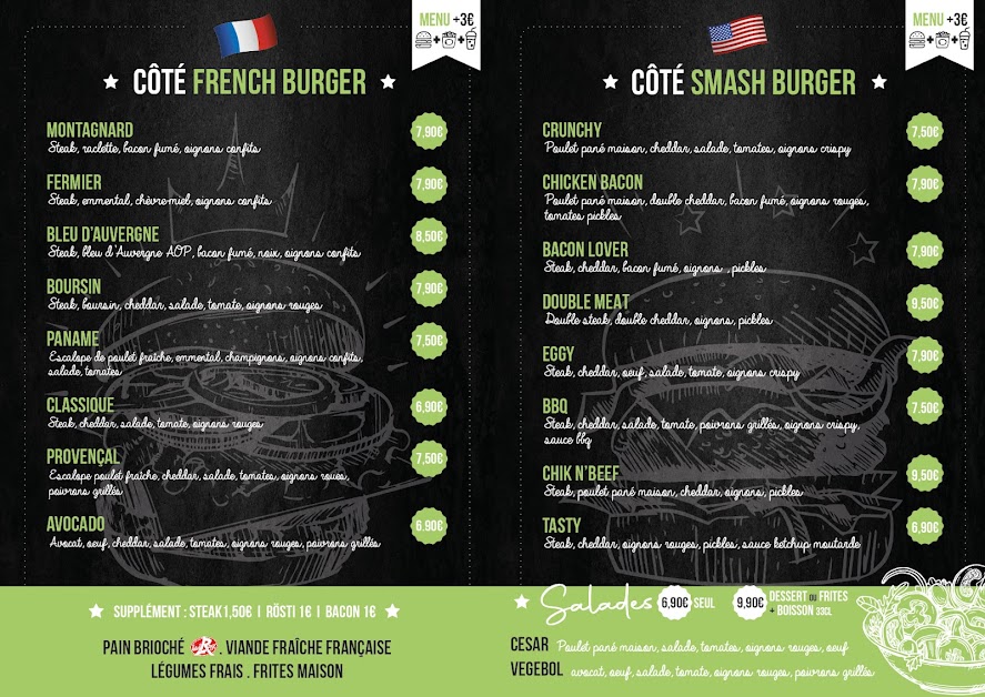 côté burger 34170 Castelnau-le-Lez