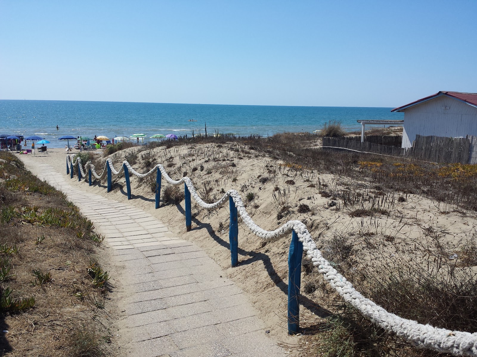 Tor San Lorenzo beach的照片 带有长直海岸