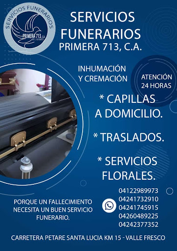 Servicios Funerarios Primera 713 C.A. en Caracas