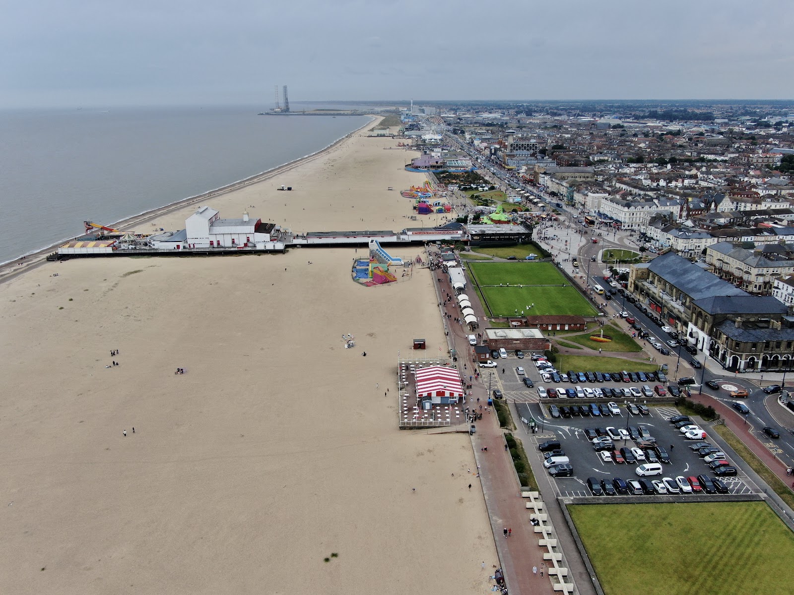 Foto af Great Yarmouth med blåt rent vand overflade