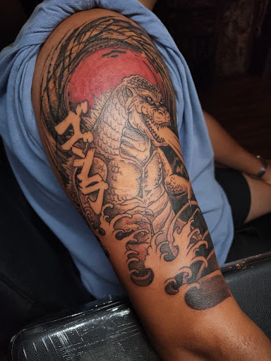 Explore ideas for thigh tattoos, creative tattoo ideas in Port Jefferson Station, available at Vamachara Tattoo & Occult Supply