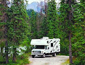 Mountain campsites in Calgary
