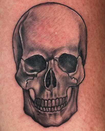 Explore badass tattoo ideas for men, creative tattoo ideas in Lakeview, available at Backwoods Tattoo Studio