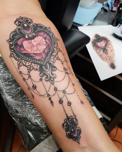 Explore tiger shark tattoo ideas, creative tattoo ideas in El Paso, available at Estilo Firme Tattoo Co.