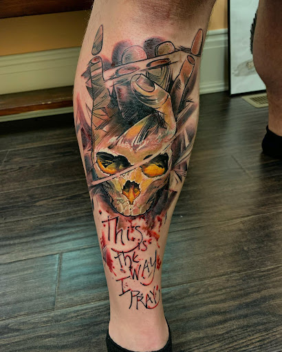 Explore peaky blinder tattoo ideas, creative tattoo ideas in Marietta, available at Lure Tattooing & Piercing LLC