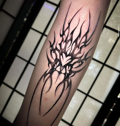 Explore hunting tattoo sleeve ideas, creative tattoo ideas in Modesto, available at Dying Art Tattoo