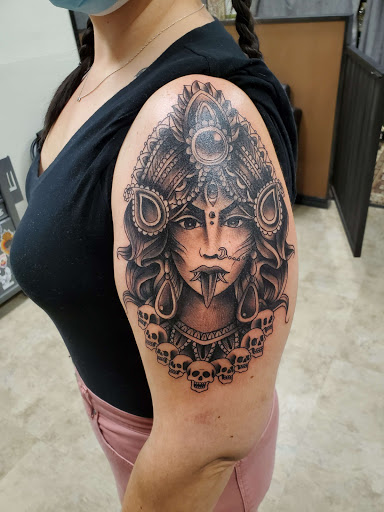 Explore metallica tattoo ideas, creative tattoo ideas in Bakersfield, available at CLASSIC STANDARD TATTOO CO.
