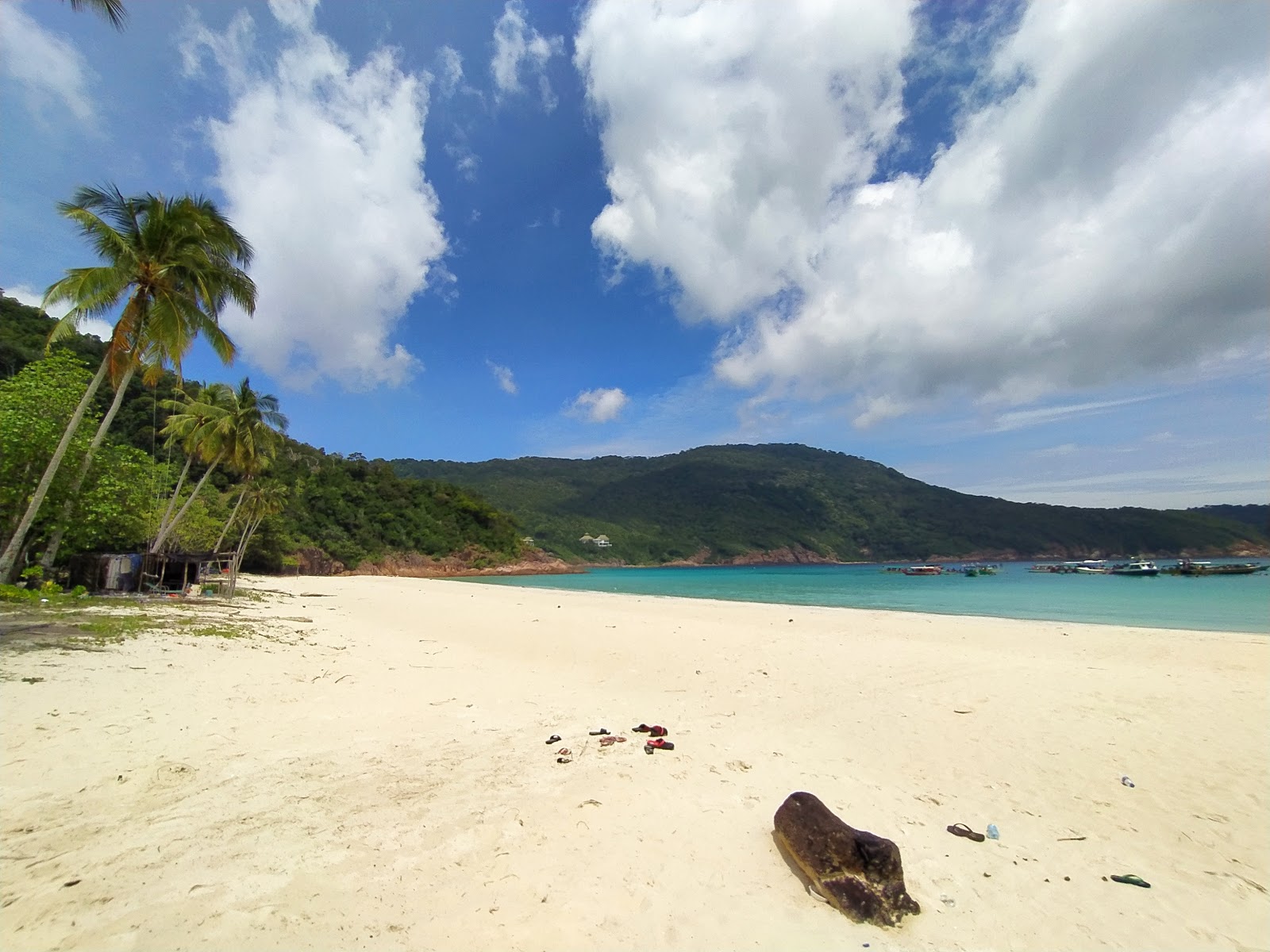 Foto van Turtle's Beach met turquoise puur water oppervlakte