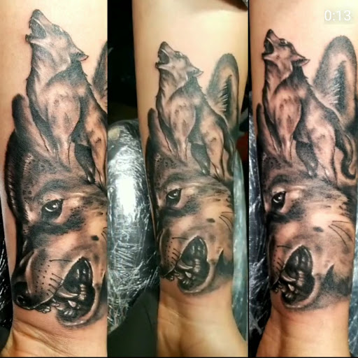 Explore mama bear tattoo ideas, creative tattoo ideas in Calimesa, available at County Line Tattoo