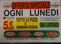 Usman Pizza kebab- Borgo Venezia à Verona carte