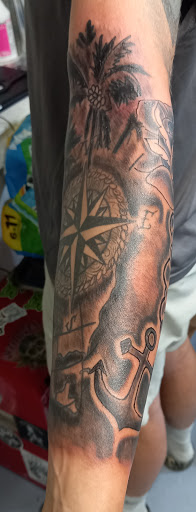 Explore silver line tattoo ideas, creative tattoo ideas in Meridian, available at SK-Tattoo1
