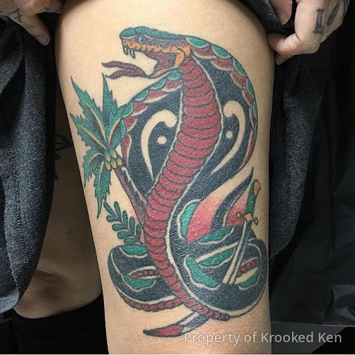 Explore qr code tattoo ideas, creative tattoo ideas in Montclair, available at Powerhouse Tattoo Company