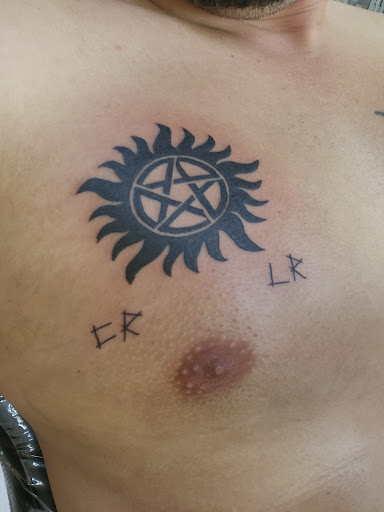 Explore small religious tattoo ideas, creative tattoo ideas in Saint Cloud, available at Confessions of the Hand Tattoo and Fine Art Gallery