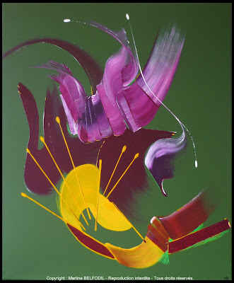 Mes peintures Abstraites à Pouydesseaux