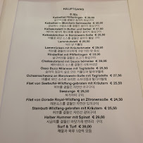 Menu du Ristorante Fiorentino à Königstein im Taunus