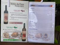 Menu / carte de O Mourão à Santa Luzia